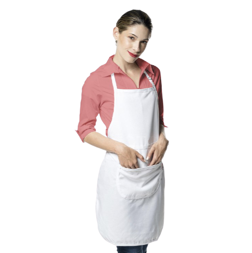 Avental Branco Poliéster 1un