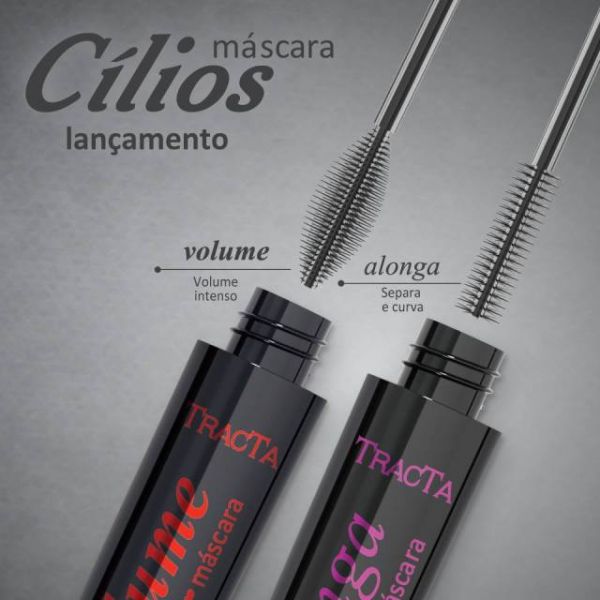 Mascara para Cílios Glamour - Volume - Tracta