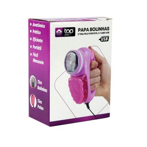 Papa Bolinhas e Tira Pelos 2 EM 1 Recarregável Usb Código: 60576