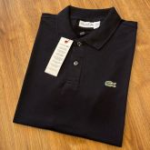 Camiseta Polo Lacoste Preta slim fit