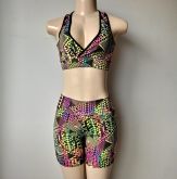Conjunto Fitness Top + Bermuda Estampados