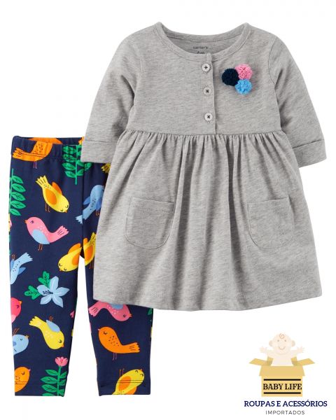 Para Meninas CONJUNTO 2 PEÇAS CARTER'S - MENINA
