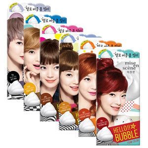 Bubble Hair Dye Mise-en-scene