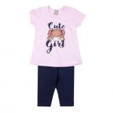CONJUNTO KIDS ROSA CUTE