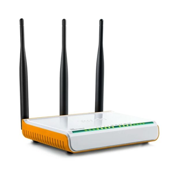 Rotiador wi-fi TENDA 300Mbps - 4 portas RJ45