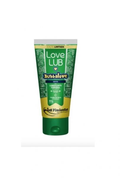 Love Lub Bubbalove Lubrificante Menta Beijável 60g La Pimienta