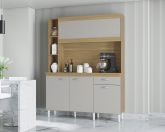 A883.Kit Cozinha Duda 140 5P1G Damasco.Off White Poquema