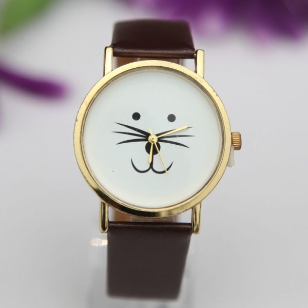 RELÓGIO CARA DE GATO