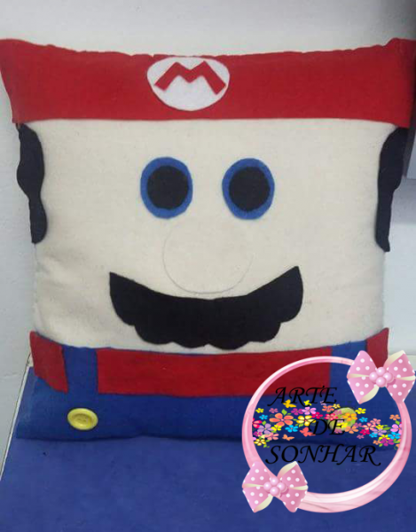 Almofada super mário