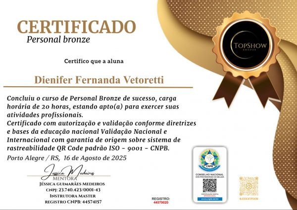 DIENIFER FERNANDA VETORETTI