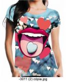 T-Shirt Blusa Feminina P M G