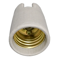 Receptáculo porcelana E27 c/ bourne grande