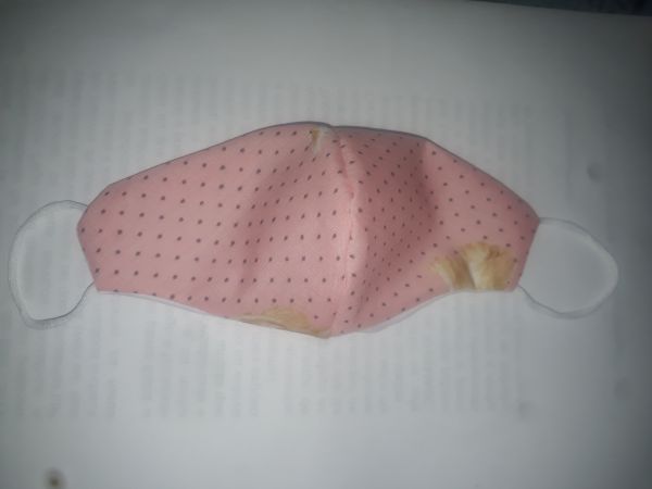 Máscara estampada de poas Adulto