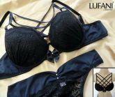 conjunto preto trançado
