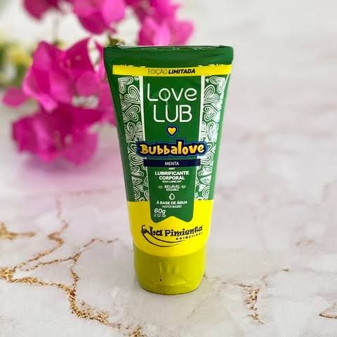 LUBRIFICANTE BUBBALOVE BEIJÁVEL MENTA 60G