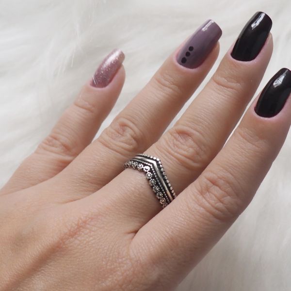 Anel V Coroa Boho