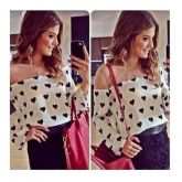 Camisa Feminina Coração VAF0073