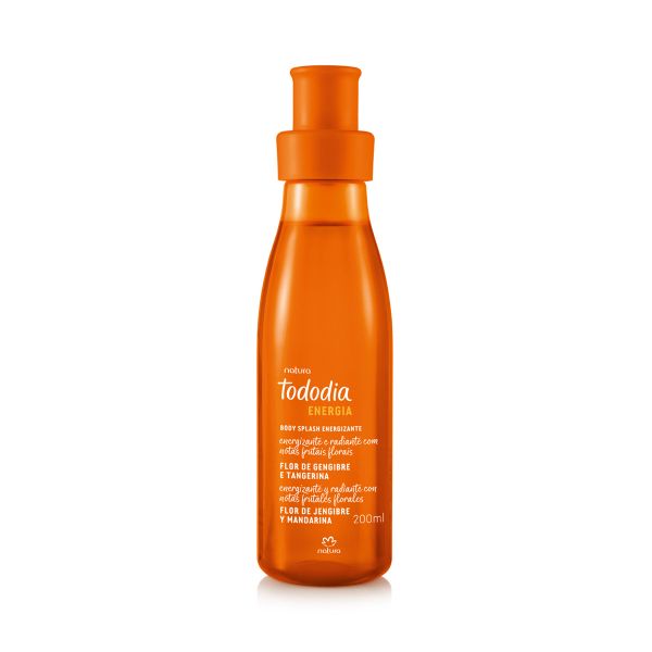 Tododia Energizante Flor de Gengibre e Tangerina body splash colônia - 200ml