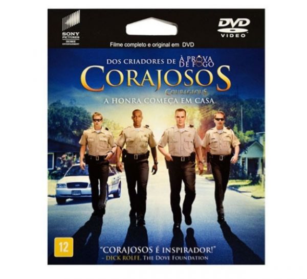 DVD FILME CORAJOSOS - Embalagem Ecológica