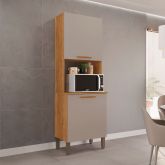 15401.Torre Quente Cozinha New Valencia 2P1N Cinamomo.Off White Salleto