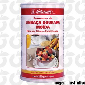 Linhaça Dourada Moída 250 Gramas Naturalis