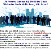 Página Lucrativa - Renda Extra - Receba Ilimitados Pagamentos de R$ 50,00 na sua conta do Pagseguro