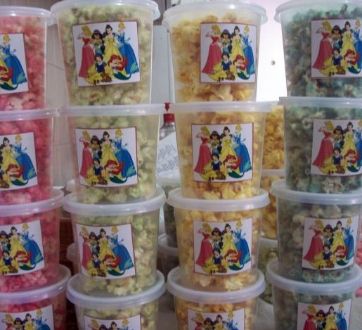 Pipoca doce colorida(pote)