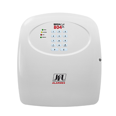 Central De Alarme convencional Brisa Cell-804 JFL