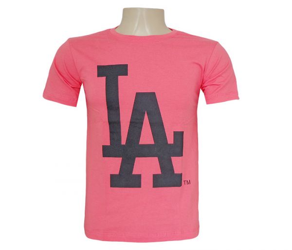 Camisa Los Angeles Dodgers Salmão