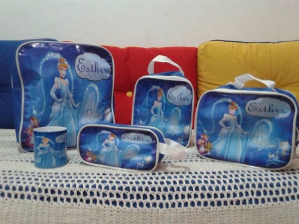 Kit 2 Escolar - Cinderela