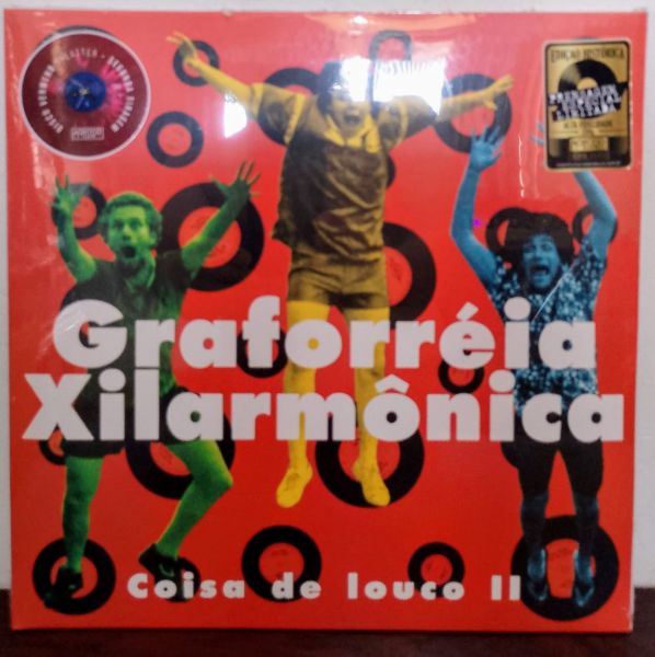 Graforréia Xilarmônica - Coisa de Louco II LP Nacional Capa Dupla Azul Splatter!!!!