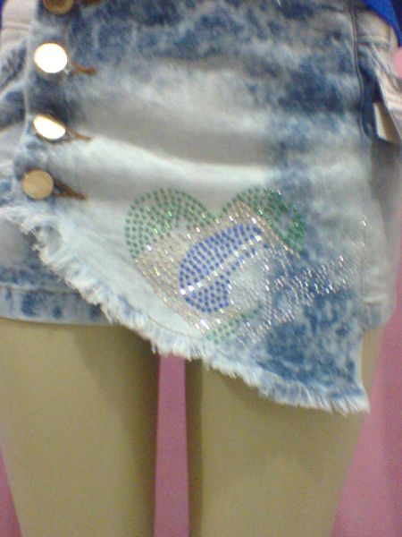 short saia jeans