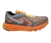 Tênis Nike Air Max 2014 Grafite e Laranja MOD:11733 Lançamen