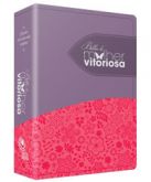 Bíblia da Mulher Vitoriosa (Lilas com Rosa)