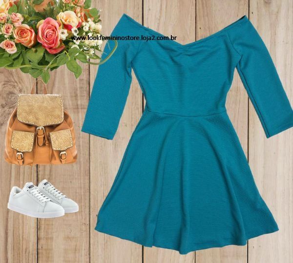 Vestido Ombro Caído M