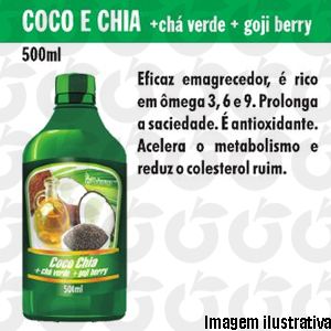 Coco com Chia 500ml Só Ervas