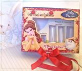 Arquivo silhouette kit mini confeiteiro Bela e a fera