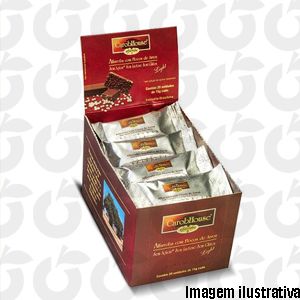 Alfarroba com Flocos de Arroz 20 Gramas Cx com 16 Carob House