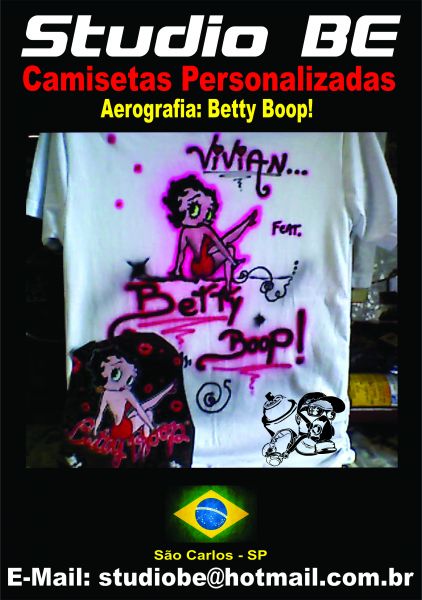Aerografia da Betty Boop!