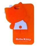 CASE HELLO KITTY LARANJA PARA IPHONE 4 E 4S