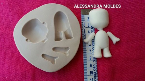 molde pra bonecas e personagens tamanho p