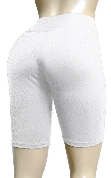 bermuda branca ( P-M-G ) crepe de malha, gramatura média