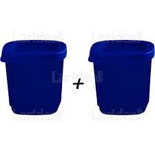 Tupperware Conjunto 2 Mini Refri Line Azul 110ml