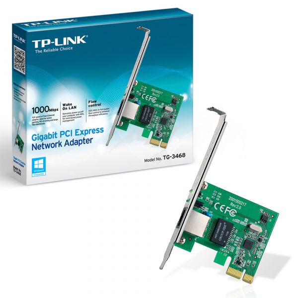 PLACA DE REDE PCI-E 10/100/1000 MBPS TG-3468