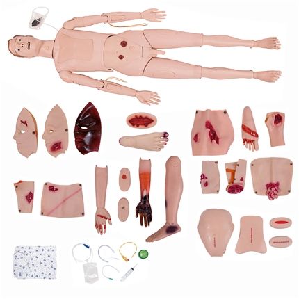 Manequim Bissexual c/ Órgãos Internos Simulador P/ Cuidados de Enfermagem e Trauma-CS/AT/TGD-4111