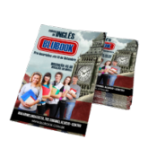 10.000 Flyers - Couchê 120g com verniz TFV - 10x15 cm - 4/0