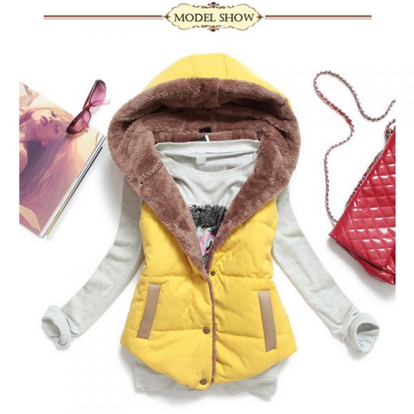 Colete Feminino Com Capuz VAF0043
