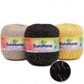 Barbante EuroRoma Metálico Ouro N°6 400g cada