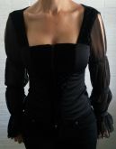 Blusa Cinderela Preta - PROMOÇÃO - BAIXOUUUU