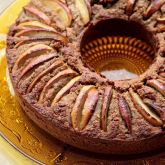 Bolo Fitness de Maçã com Banana